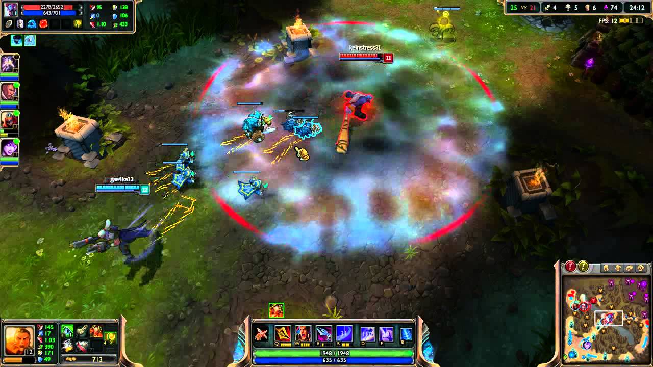 League of Legends xin shao Gameplay germen part 1 - YouTube