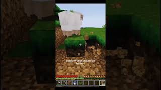 They made me use DIRT. (Day 4) @mevsblock #minecraft #gaming