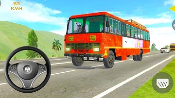 Indian Sleeper Bus Simulator | Bus Game | Indian Bus Driving | Best Indian Bus Game Part 155