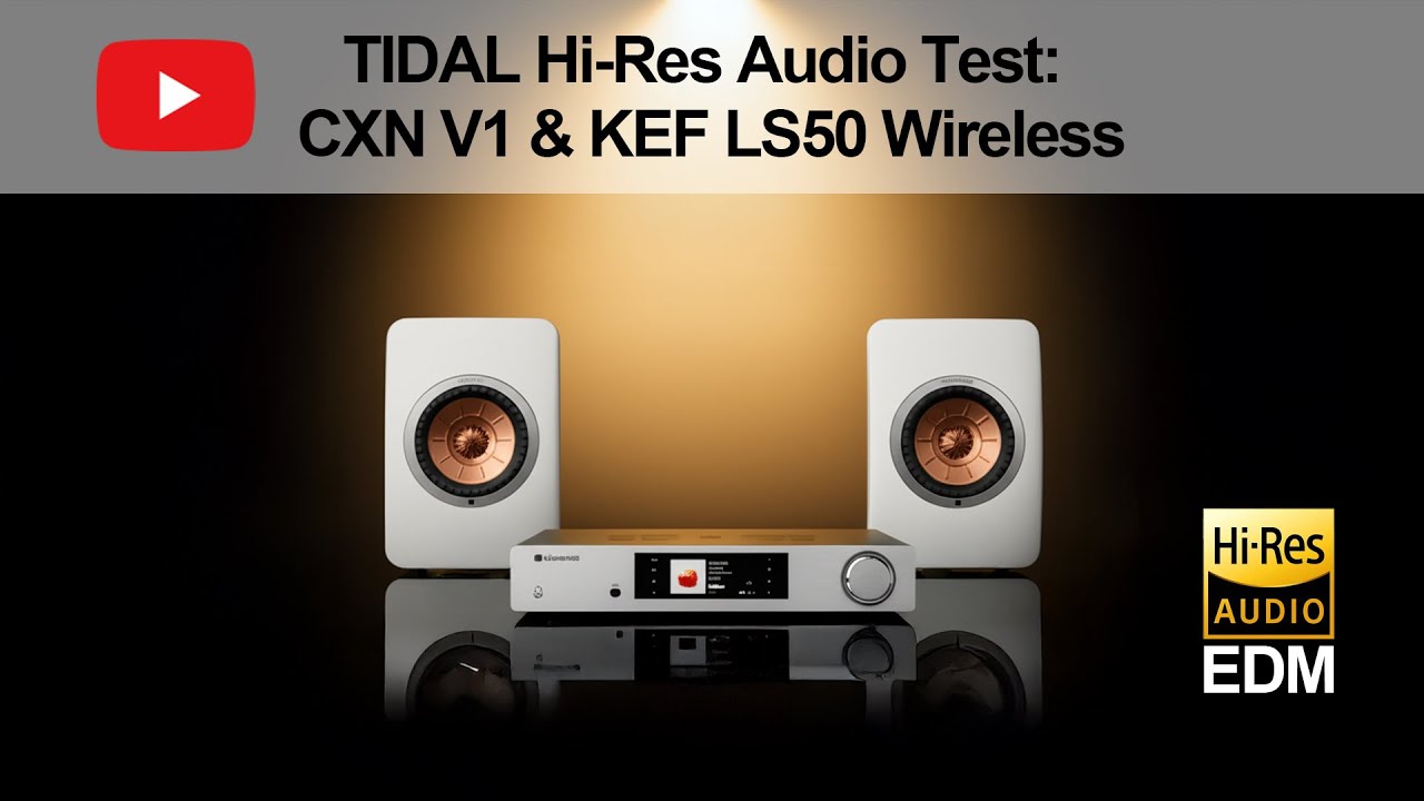 KEF LS50 Wireless Sound Test (Small Room) - EDM