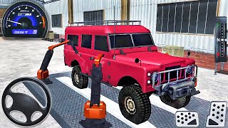 Car Wash Garage Service Workshop - Gas Service SUV Jeep, Wheel Truck Simulator - Android GamePlay screenshot 5
