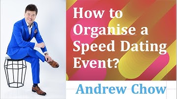 How To Organise A Speed Dating Event?