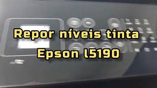 Repor níveis de tinta impressora epson l5190