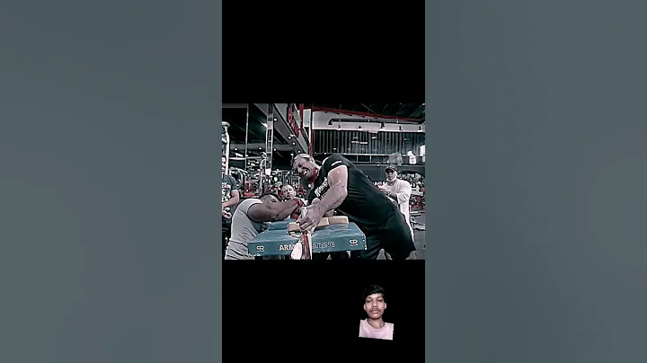 Devon Larratt showed the real strength of Larry #trending #armwrestling #shorts #devon #larrywheels