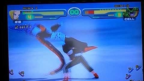 Dragon Ball Z Budokai-Android 18 vs Cell