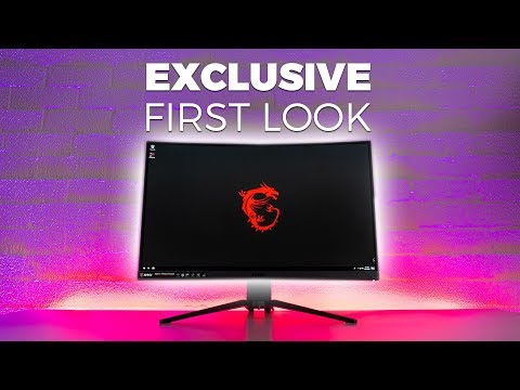 EXCLUSIVE FIRST LOOK - MSI Optix MAG271CQR 1440p 144Hz Curved Gaming Monitor Review