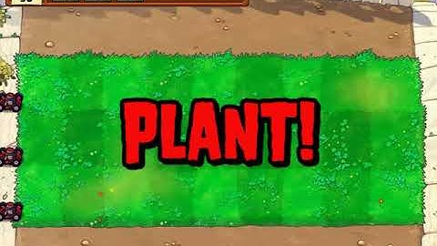 Plants vs. Zombies: Gameplay Walkthrough Part 1 (LEVEL 1.1 - 1.4 COMPLETED)