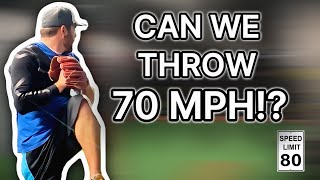 Two Guys in Their 30s Try to Hit 70 MPH… Pain Ensues 🤕⚾