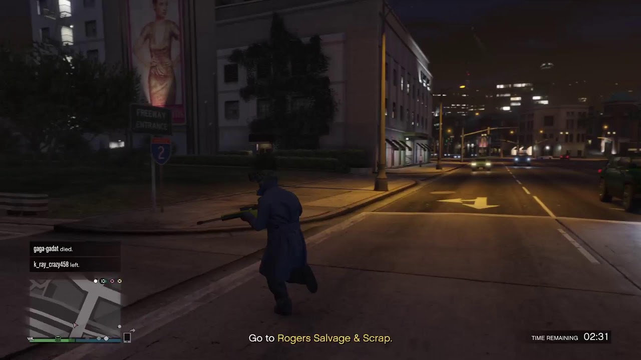 Drive through the map