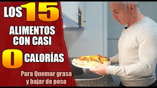 Los 15 Alimentos muy ricos en nutrientes con (casi) cero calorías que ayudan a quemar grasa