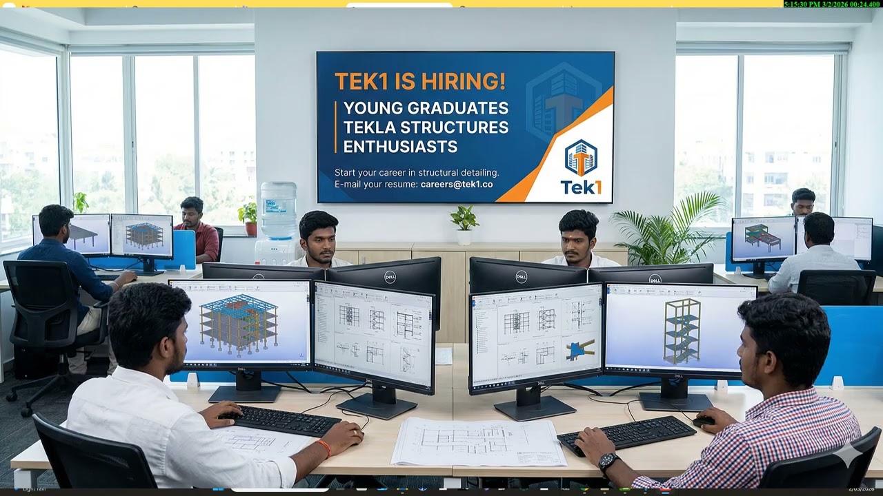 Get Trained and Certified in Tekla Structures with Tek1 - YouTube