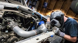 F150 Prerunner Build : Intake and Spare Tire Mount