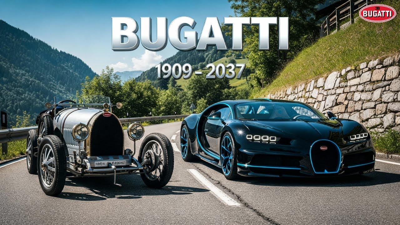Bugatti Evolution 1909–2037 | From Veyron to Chiron