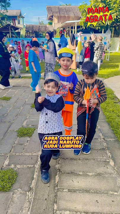 Agra cosplay jadi naruto kuda lumping pak ustad 😱Part 1008
