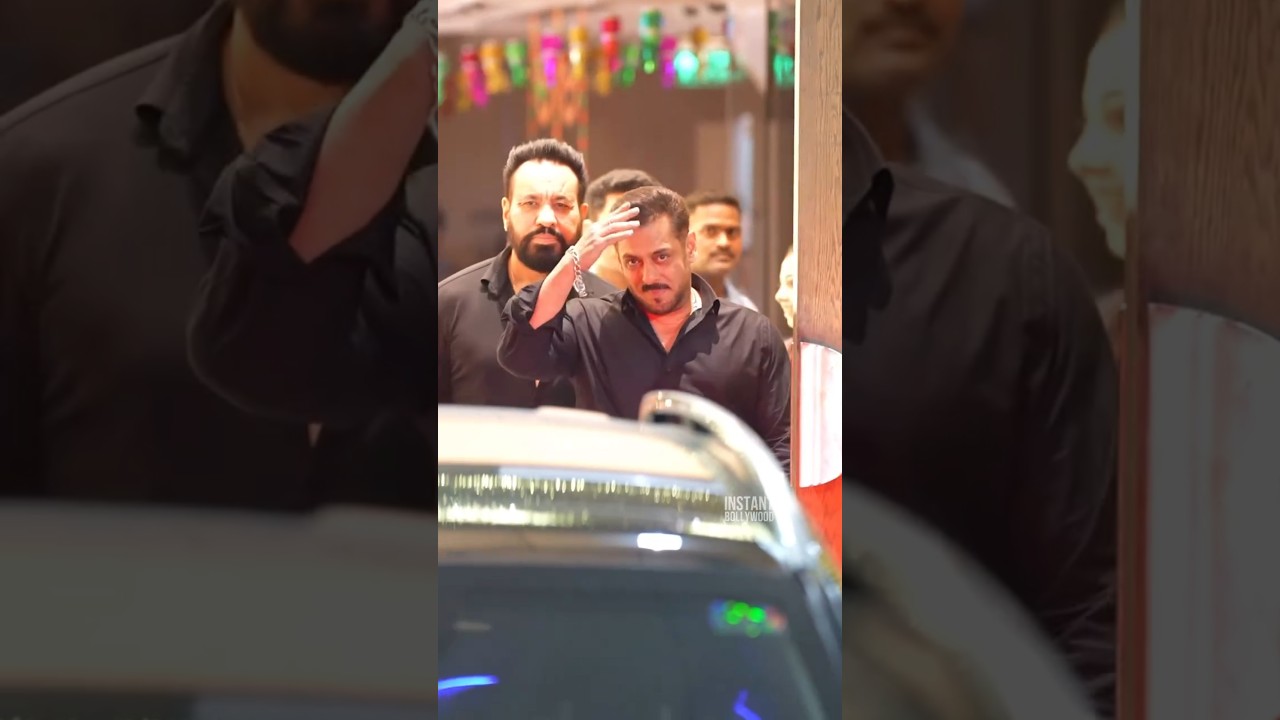 Bhaijaan Salman Khan spotted at the airport apne swag ke sath 😎✨ 