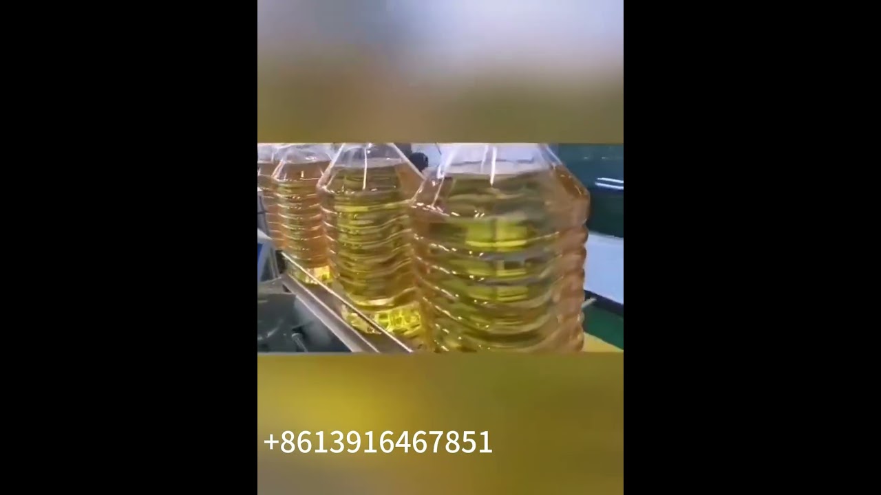 Automatic laser coding machine for 5L cooking oil bottle