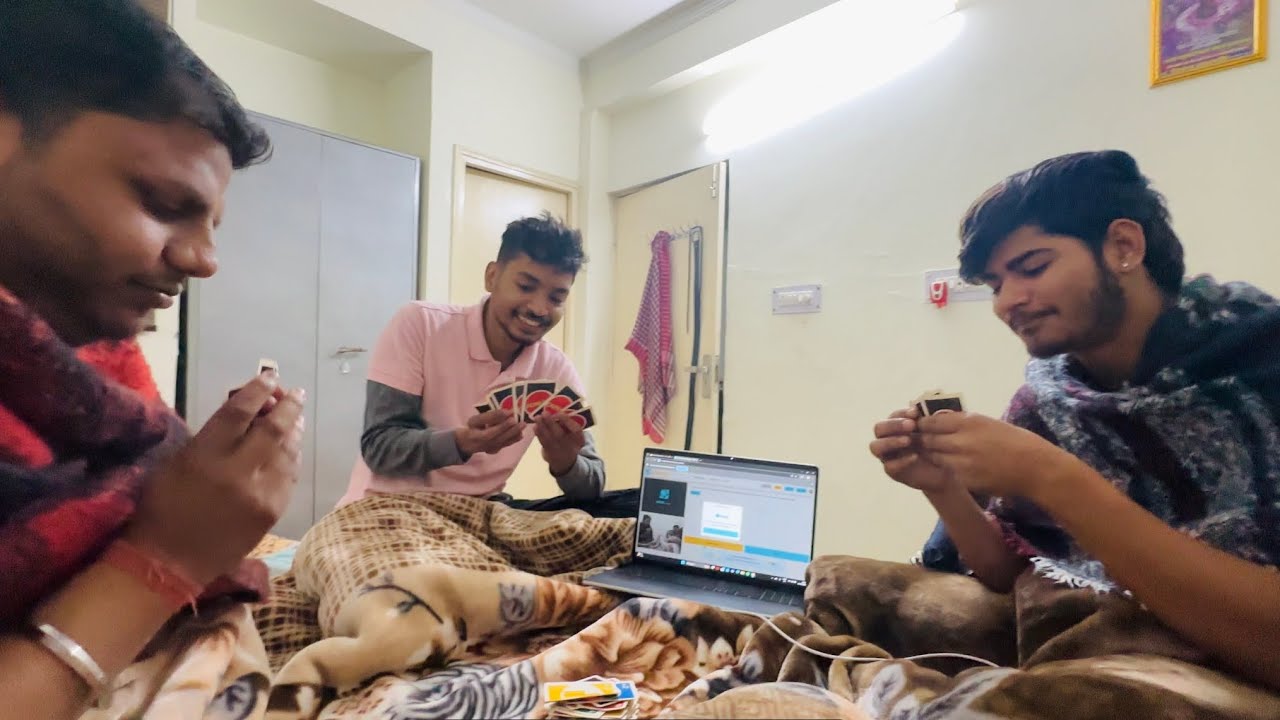 Uno khele vaibhav haar gaya 🤣| Night stay and more❤️