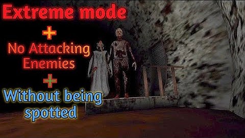 Granny Chapter Two - Extreme mode, Boat Escape, No Killing Enemies, Without Being Spotted