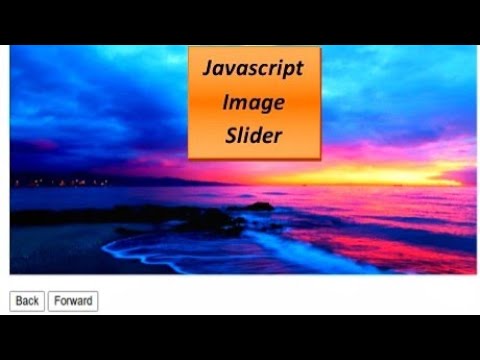 Simple Javascript Image Slider with Next and prev buttons - YouTube