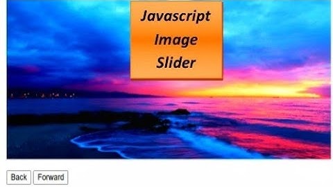 Simple Javascript Image Slider with Next and prev buttons