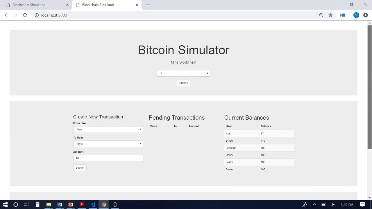 Software Design (SE-575) - Blockchain Simulator - YouTube