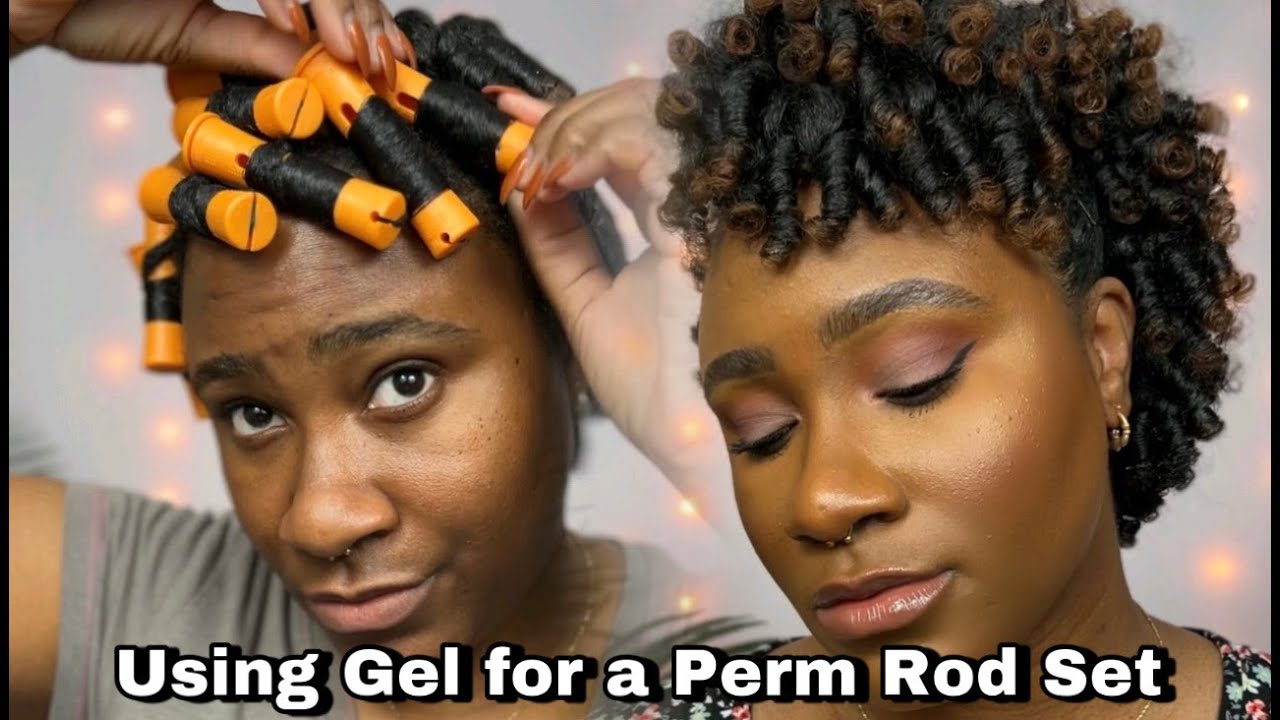Using Gel for a Perm Rod Set