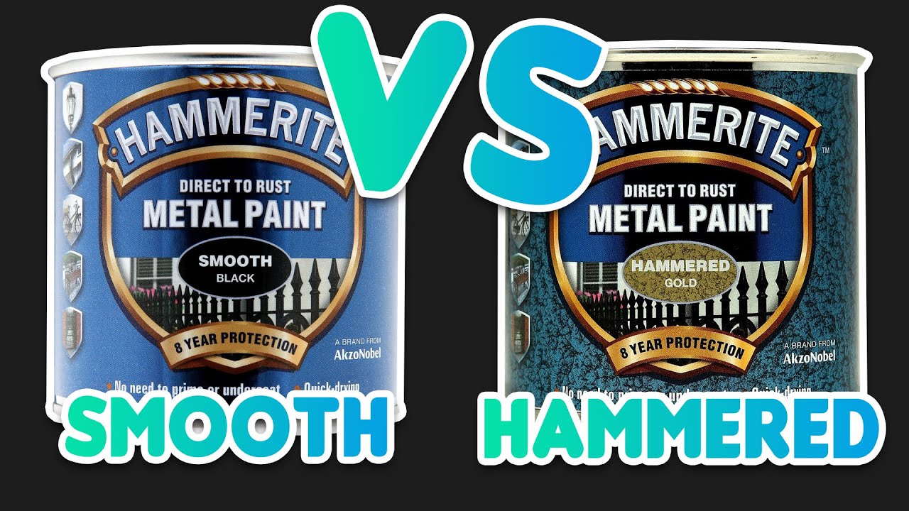 Hammerite smooth v hammered, what's the difference? - YouTube