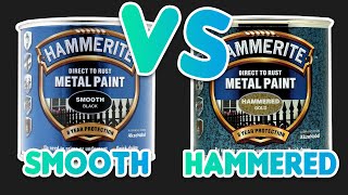 Hammerite smooth v hammered, what's the difference?