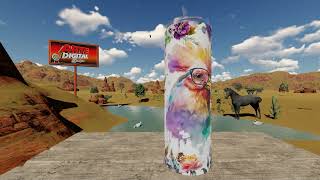 Funny Chicken Tumbler Wrap Seamless Designs - Skinny Tumbler 20oz Design - PNG 2023