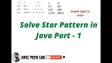 Star Pattern in java || Pattern Programming in java || Triangle Pattern || Number Pattern