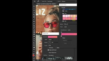 How to Change Glasses Color Using Photoshop. #shorts