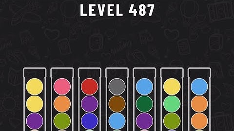 Ball Sort Puzzle Level 487 #ballsortpuzzle #ballsortpuzzlegameplay #puzzlegame #mobilegames