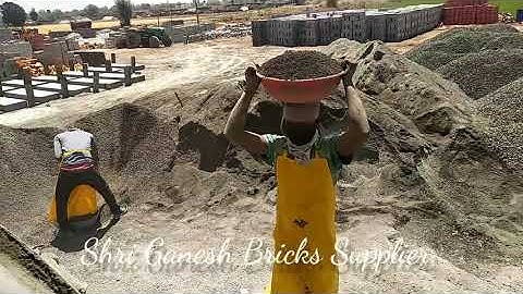 Production Of Paving Block.