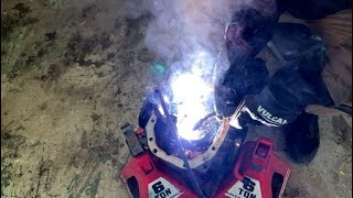 Using a broken harbor freight welder for my diff