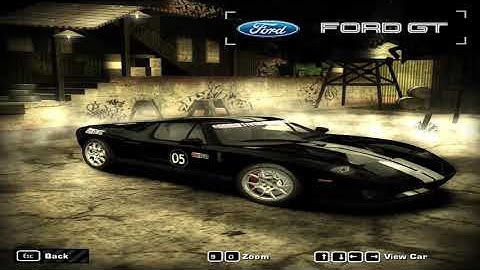 NFS Most Wanted hidden Castrol Syntec Ford GT!
