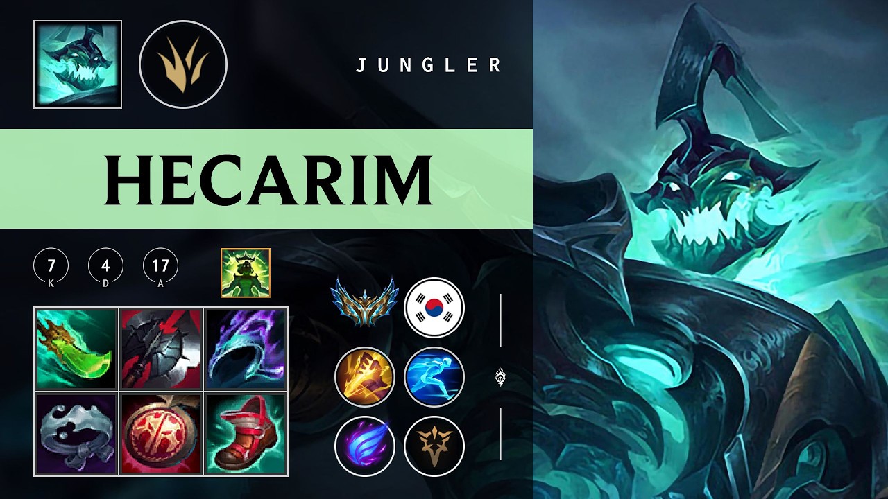 Hecarim Jungle vs Qiyana - KR Challenger Patch 26.05