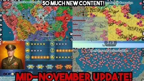 Mid-November Update Preview #2 | World Conqueror 4