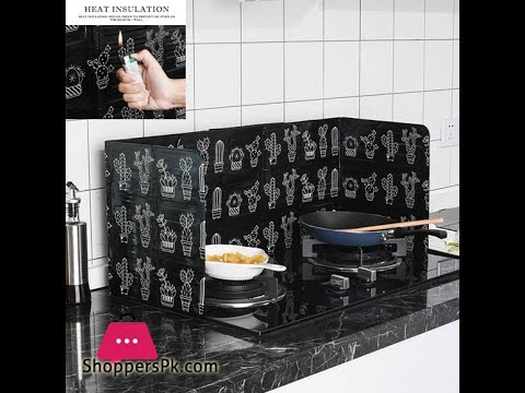3-Sided Splatter Shield Guard for Cooking, Kitchen Oil Baffle Plate Stove Heat Insulation Sheet Aluminum Foil Oil Splash Proof Cooking Tool