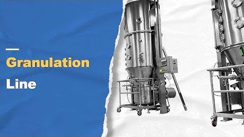 Oral Solid Dosage Forms Granulation Line in Health Product and Pharmaceutical Factory - Senieer