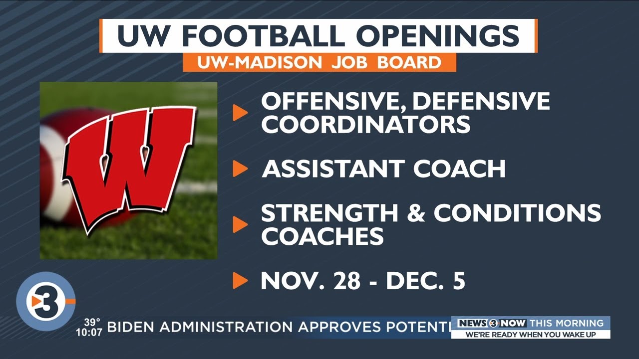 Badgers have opening on coaching staff