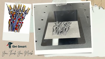 Free Marking Demo: How to print an X-ray photo on the metal business card