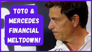 Toto Wolff and Mercedes F1's looming Financial MELTDOWN | **Must See** #f1 #lewishamilton #mercedes