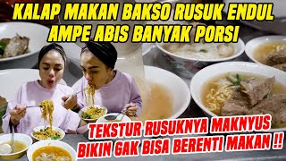 EATING THESE RIB MEATBALLS MAKES YOU UNABLE TO STOP EATING!!! THE MEAT IS DELICIOUS, UUUUH PERFEC...