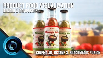 Vizualizing Food Product Renders Using Cinema 4D, Octane, and Fusion Part 1