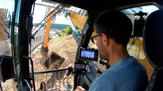 Liebherr R926 G8 Böschung abgraben Teil 2  Cabview GoPro