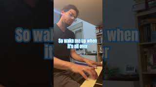 Wake Me Up - Avicii on piano shorts piano wakemeup avicii acoustic