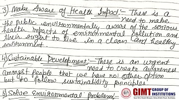 Need for public awareness about Environment | Environmental Studies