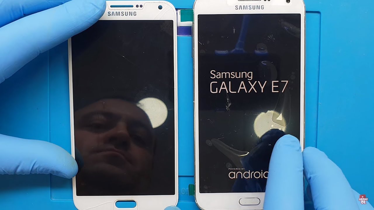 samsung galaxy e7 ekran degisimi sm e700 youtube