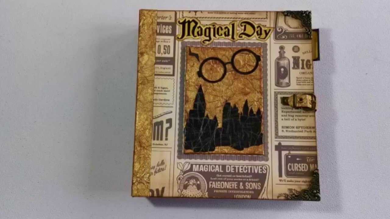 Scrapbooking Álbum Harry Potter YouTube