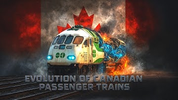 🇨🇦 Evolution of Canadian Passenger Trains — From Vintage Classics to Futuristic AI Transformations